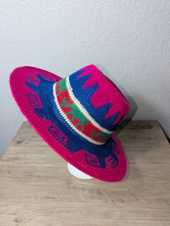 Artisan made Wool Sun Hat made in Peru main image 13